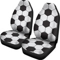 Soccer Ball Print Universal Fit Car Seat Covers