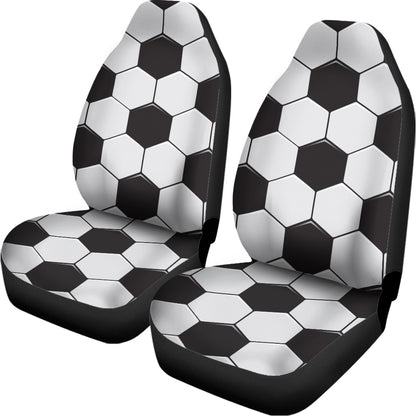 Soccer Ball Print Universal Fit Car Seat Covers