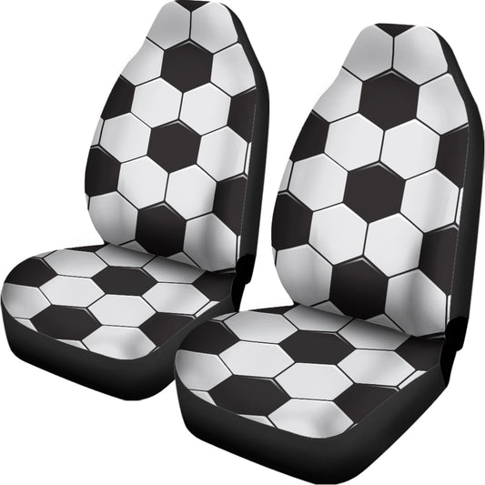 Soccer Ball Print Universal Fit Car Seat Covers