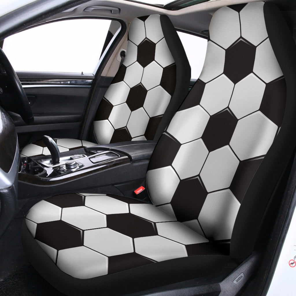 Soccer Ball Print Universal Fit Car Seat Covers