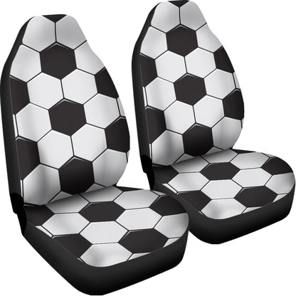 Soccer Ball Print Universal Fit Car Seat Covers