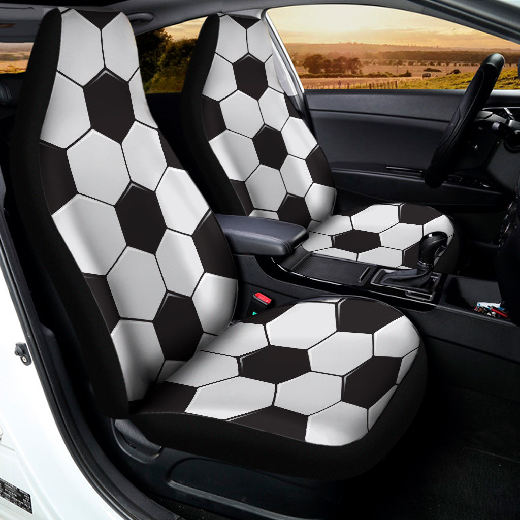 Soccer Ball Print Universal Fit Car Seat Covers