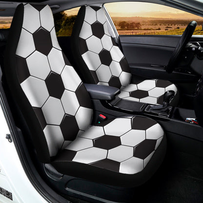 Soccer Ball Print Universal Fit Car Seat Covers