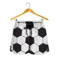 Soccer Ball Print Women's Shorts