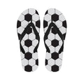 Soccer Ball Print Flip Flops