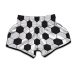 Soccer Ball Texture Print Muay Thai Boxing Shorts