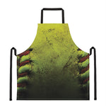 Softball Ball Print Apron