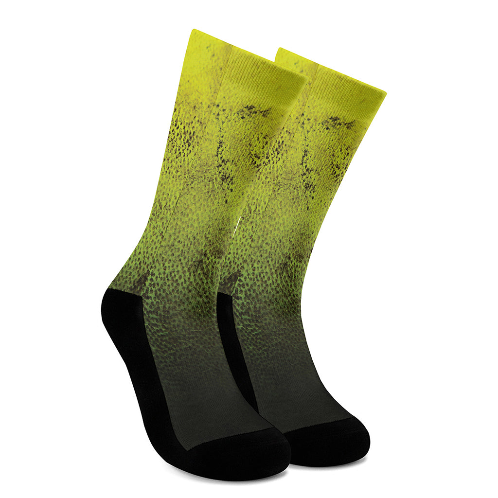 Softball Ball Print Crew Socks