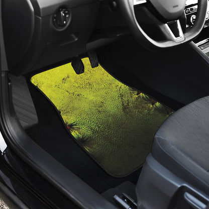 Softball Ball Print Front Car Floor Mats