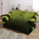 Softball Ball Print Loveseat Slipcover