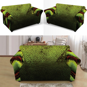 Softball Ball Print Loveseat Slipcover