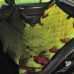 Softball Ball Print Pet Car Back Seat Cover