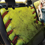 Softball Ball Print Pet Car Back Seat Cover