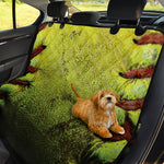 Softball Ball Print Pet Car Back Seat Cover