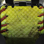 Softball Ball Print Pet Car Back Seat Cover