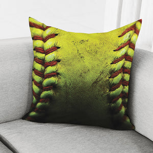 Softball Ball Print Pillow Cover