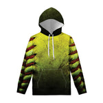 Softball Ball Print Pullover Hoodie