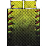 Softball Ball Print Quilt Bed Set