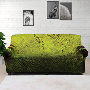 Softball Ball Print Sofa Cover