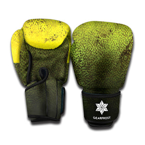 Softball Ball Texture Print Boxing Gloves