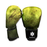 Softball Ball Texture Print Boxing Gloves