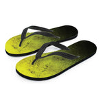 Softball Ball Print Flip Flops