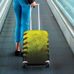Softball Ball Print Luggage Cover