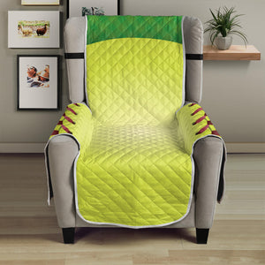 Softball Field And Ball Print Armchair Protector