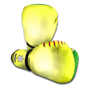 Softball Field And Ball Print Boxing Gloves