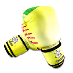 Softball Field And Ball Print Boxing Gloves