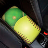 Softball Field And Ball Print Car Center Console Cover