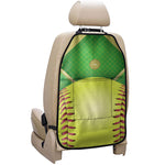 Softball Field And Ball Print Car Seat Organizers