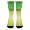 Softball Field And Ball Print Crew Socks