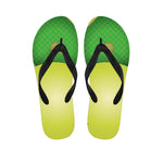 Softball Field And Ball Print Flip Flops