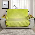 Softball Field And Ball Print Half Sofa Protector