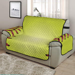 Softball Field And Ball Print Half Sofa Protector