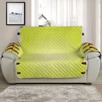 Softball Field And Ball Print Half Sofa Protector