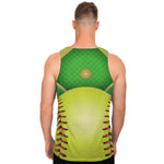 Softball Field And Ball Print Men's Tank Top