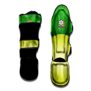 Softball Field And Ball Print Muay Thai Shin Guard