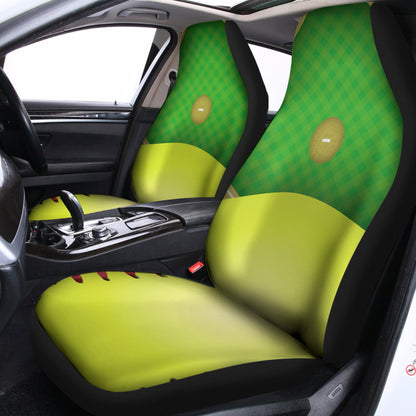 Softball Field And Ball Print Universal Fit Car Seat Covers