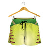 Softball Field And Ball Print Women's Shorts