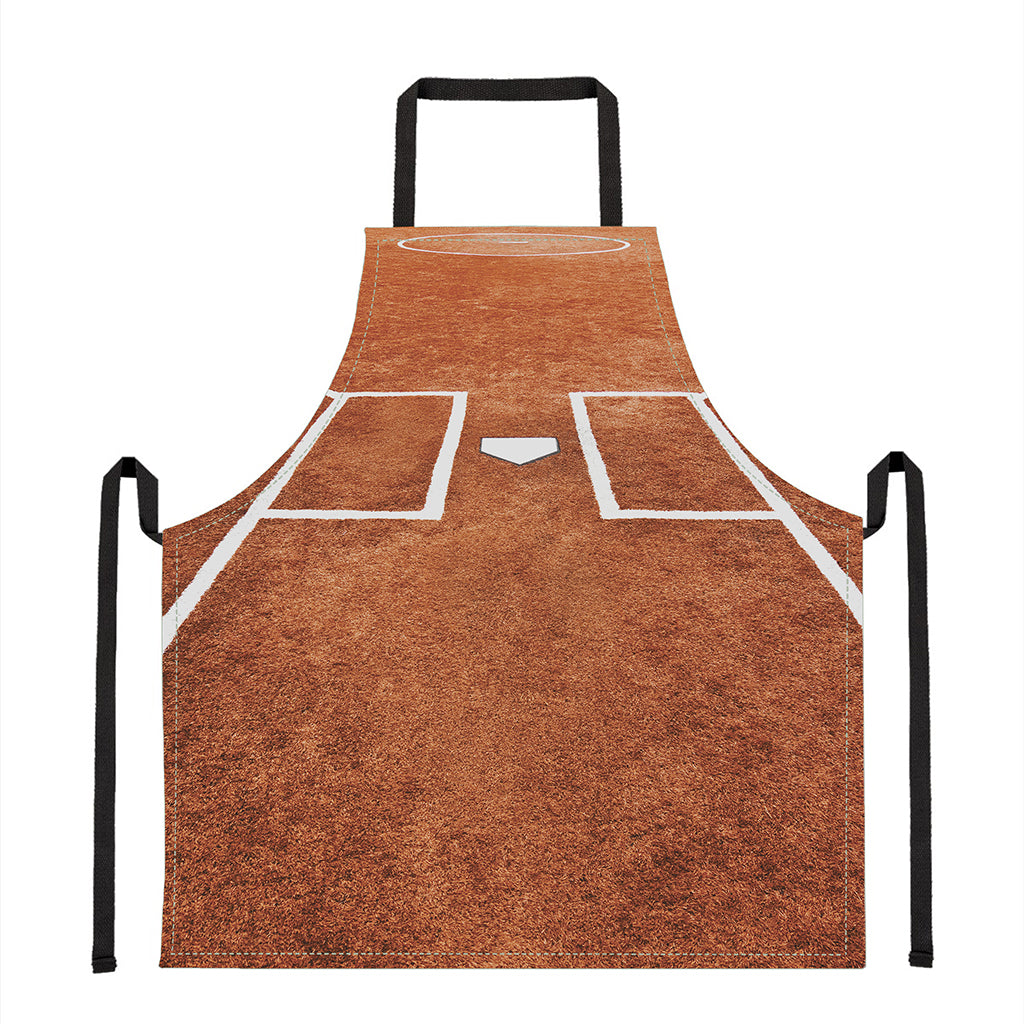 Softball Playing Field Print Apron