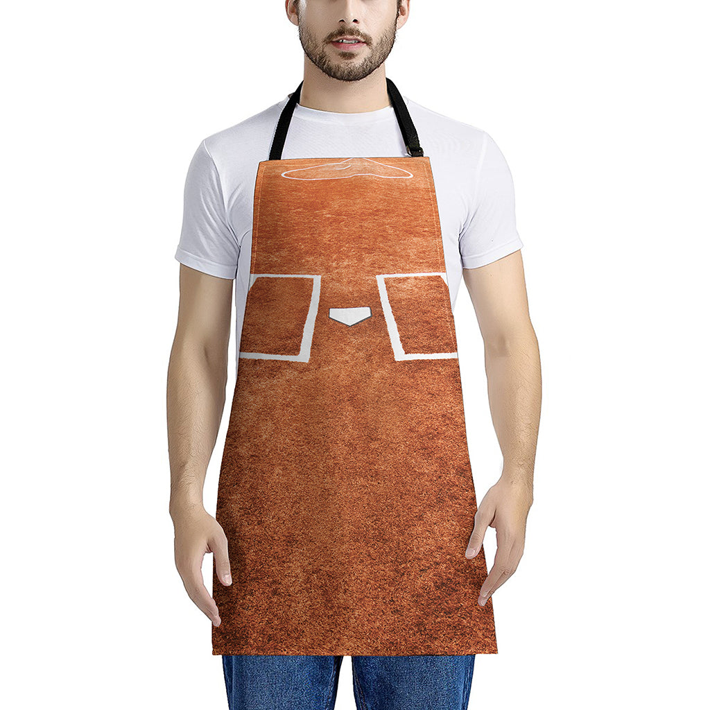 Softball Playing Field Print Apron