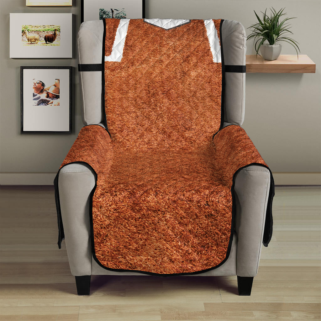 Softball Playing Field Print Armchair Protector