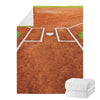 Softball Playing Field Print Blanket