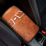 Softball Playing Field Print Car Center Console Cover