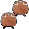 Softball Playing Field Print Car Headrest Covers