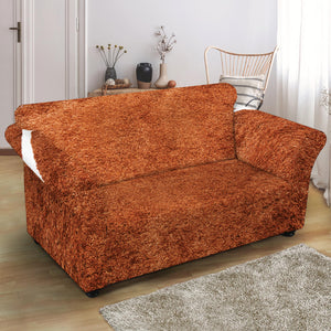 Softball Playing Field Print Loveseat Slipcover