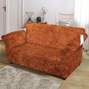 Softball Playing Field Print Loveseat Slipcover