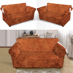 Softball Playing Field Print Loveseat Slipcover